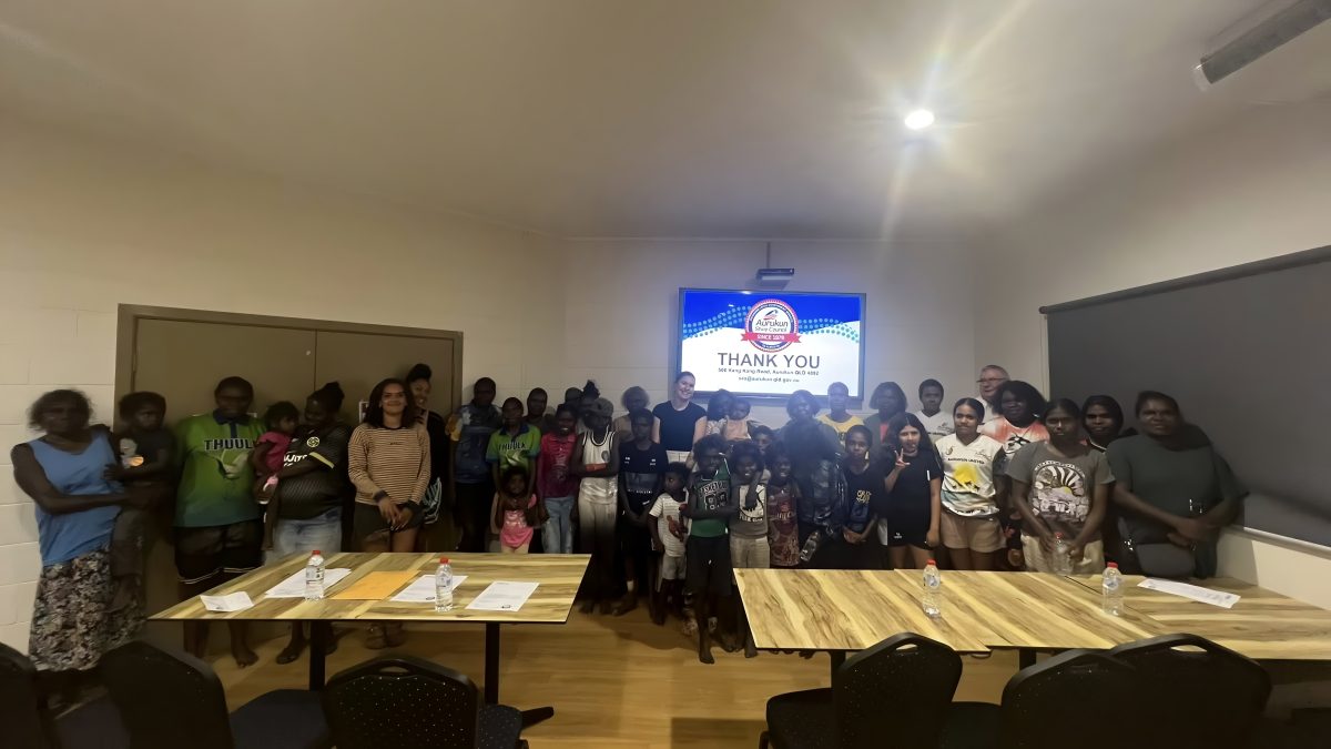 Aurukun futsal pathway program meeting