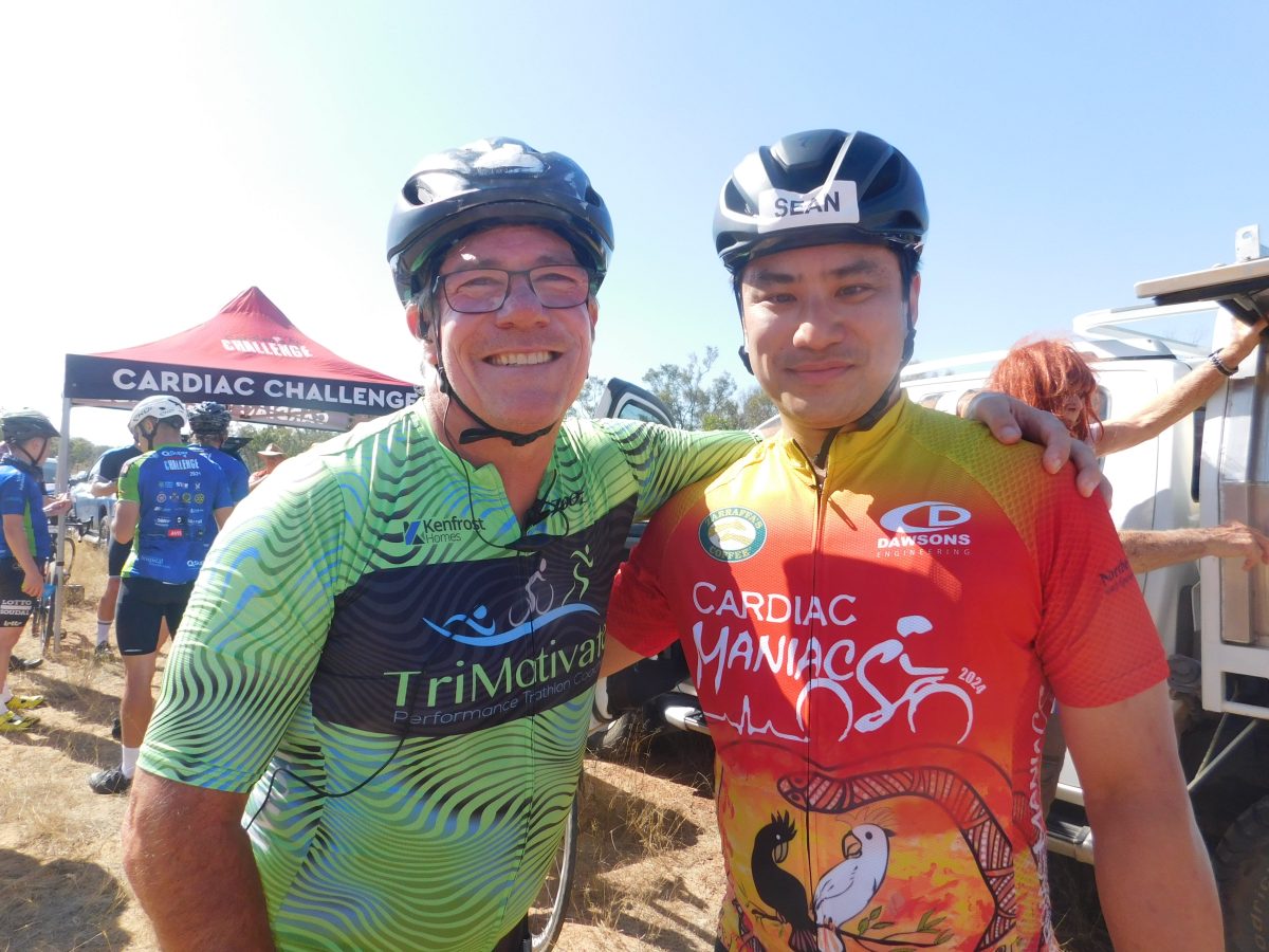 Cardiologists Dr Steve Sutcliffe and Dr Sean Nguyen
