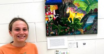 Youth blossom in Cooktown art exhibition