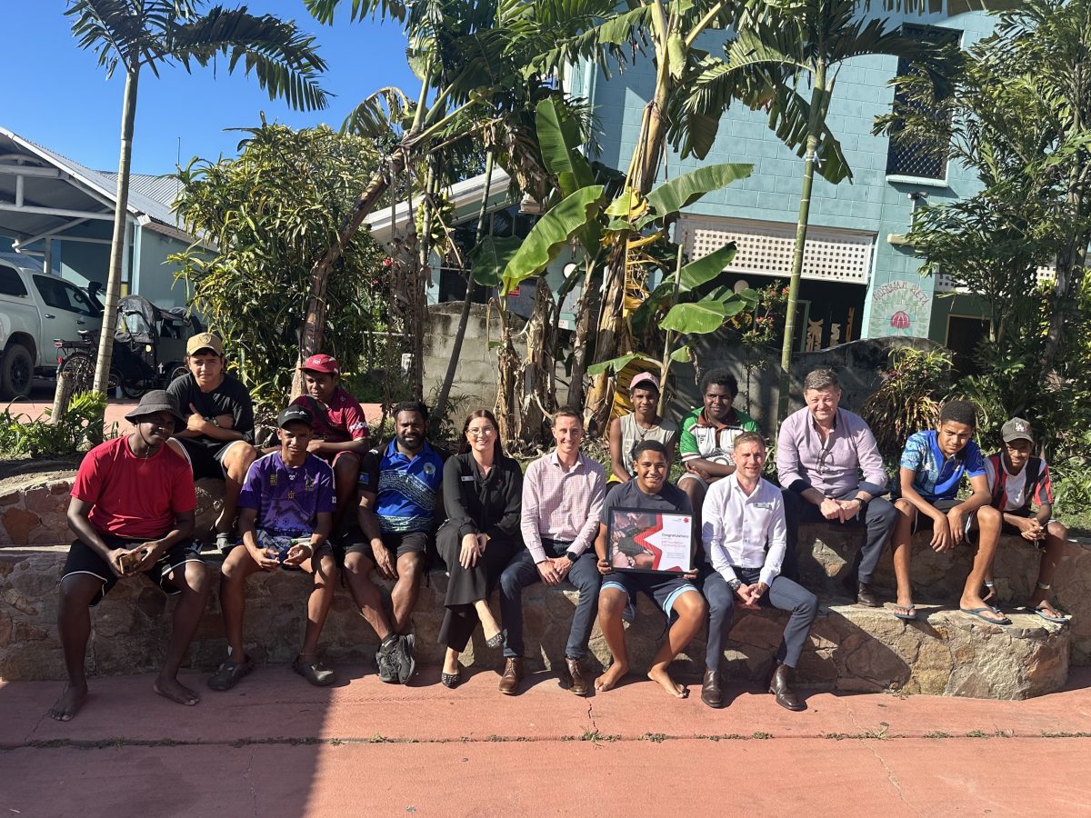 Torres Strait Kaziw Meta NAB visit