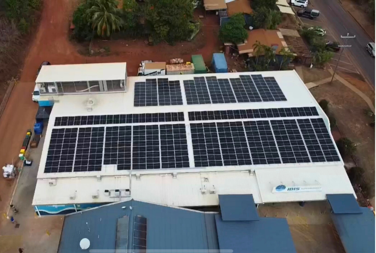 IBIS Bamaga Supermarket solar panels
