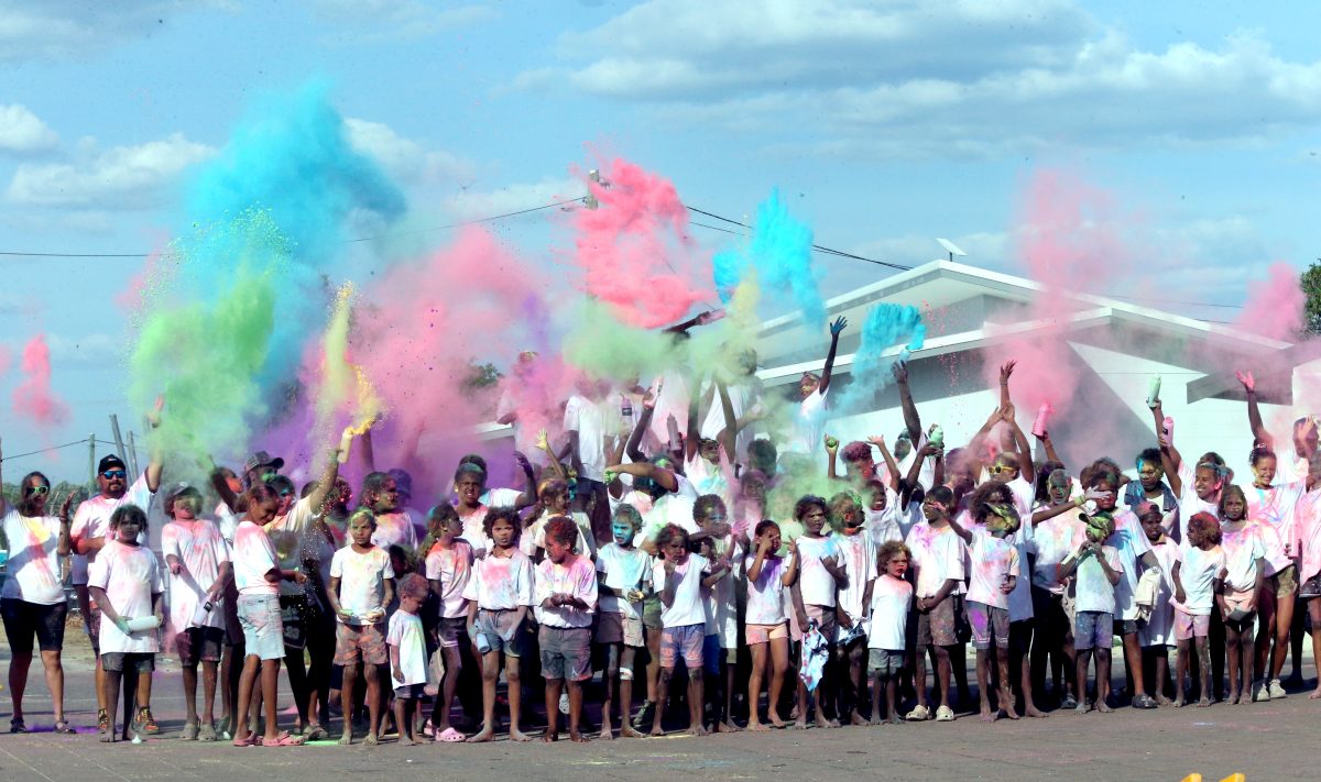 Pormpuraaw Youth Summit colour run