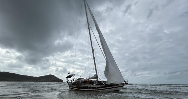 Appeal for missing sailor after vessel found on Cape beach