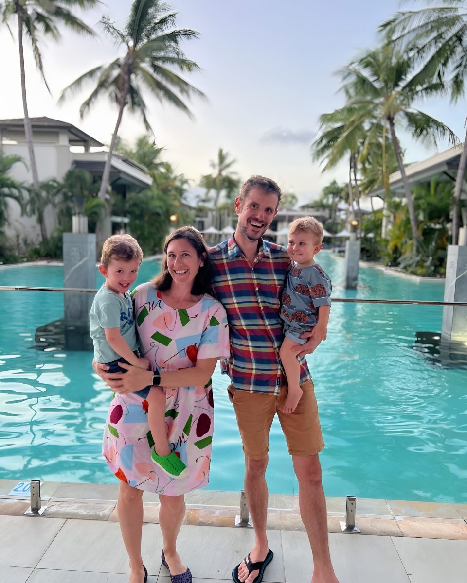 Jake Parker and his family