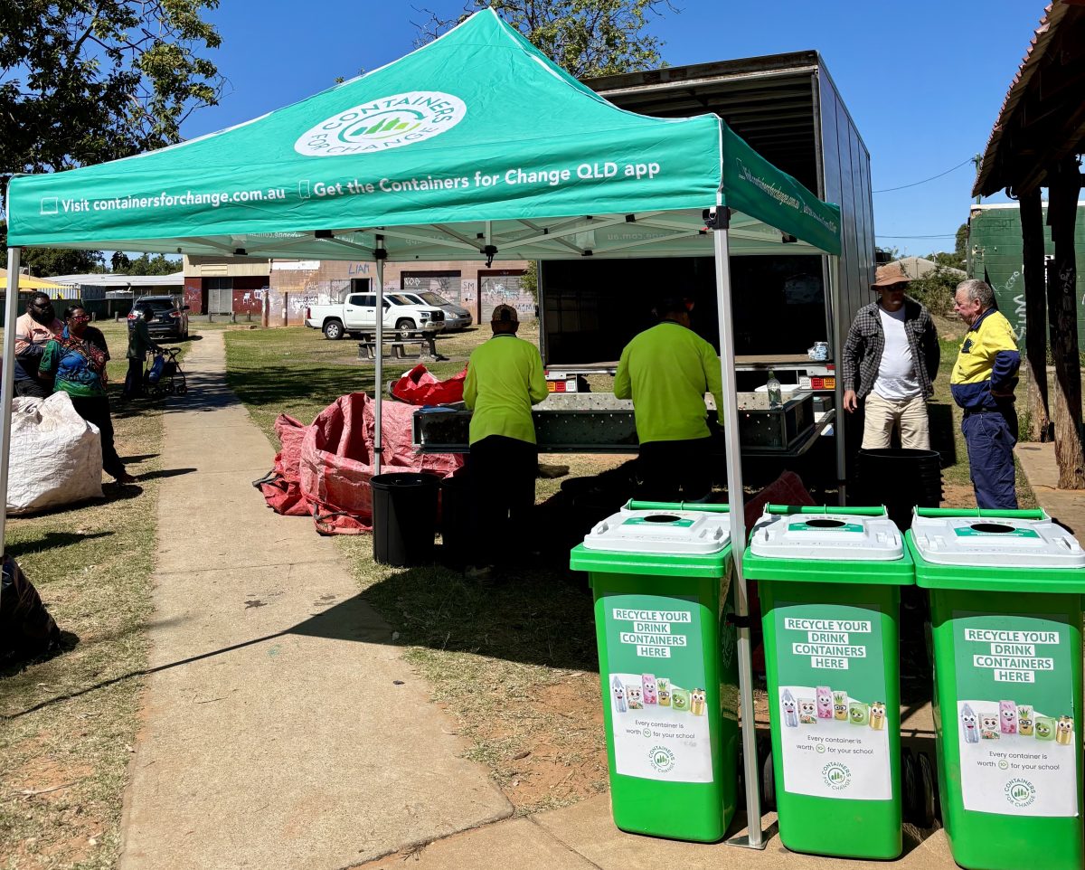 Woorabinda opening of Containers for Change
