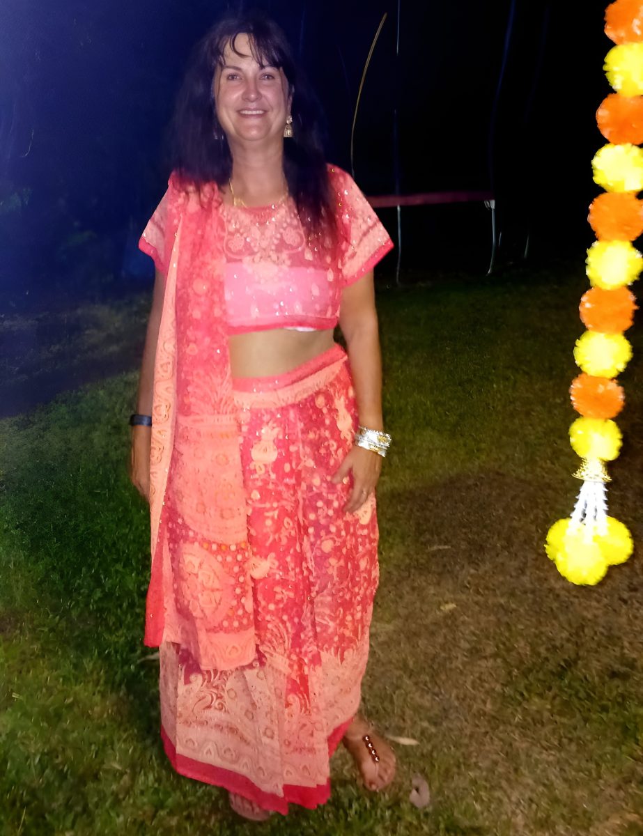 Chanelle Oldakre in sari