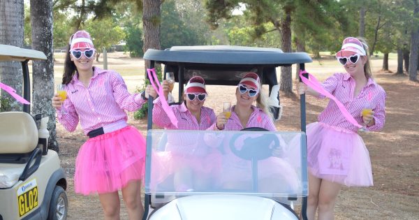Strike me pink: Weipa charity golf in full swing