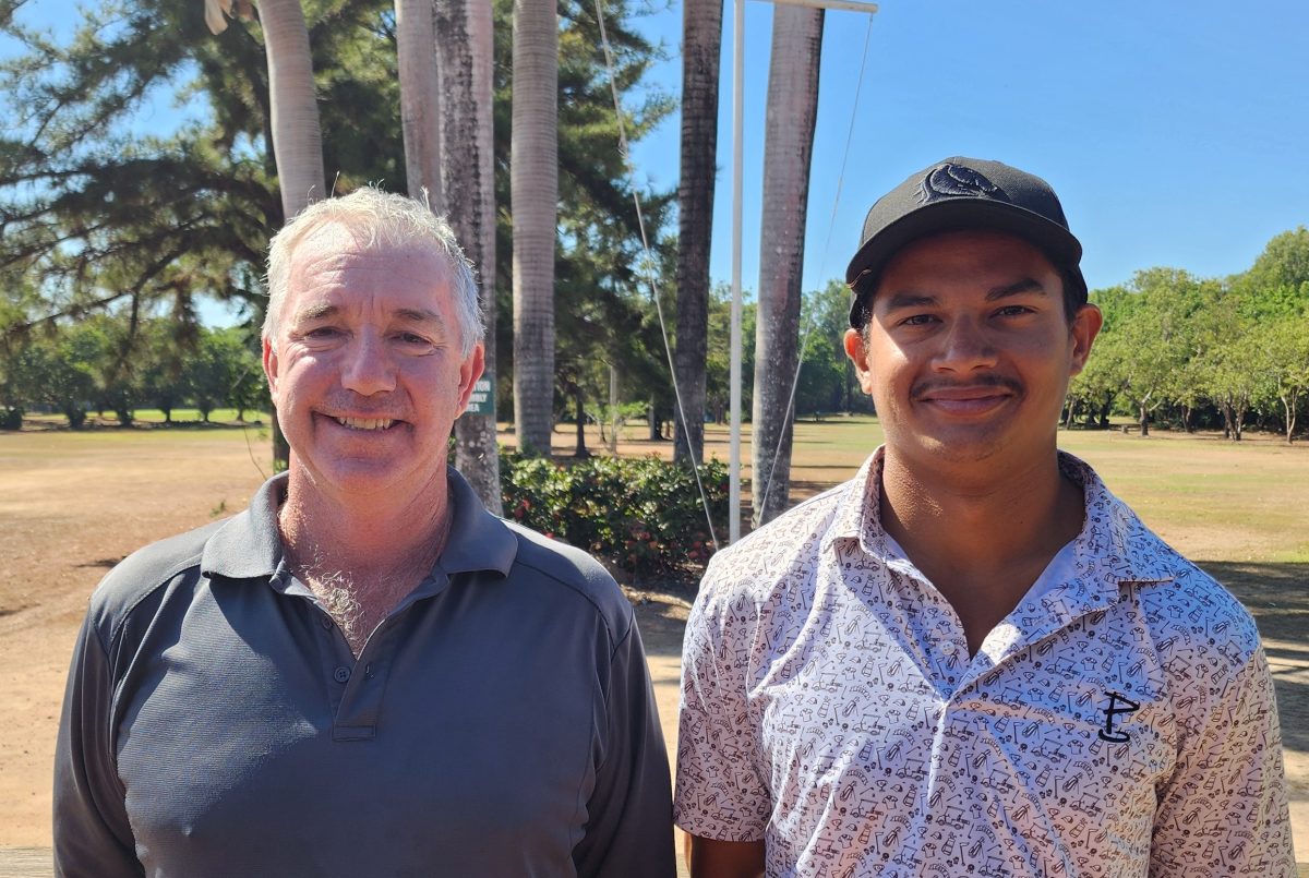 Dawnbusters winner Peter Kenny and runner-up Leroy Ahmat.
