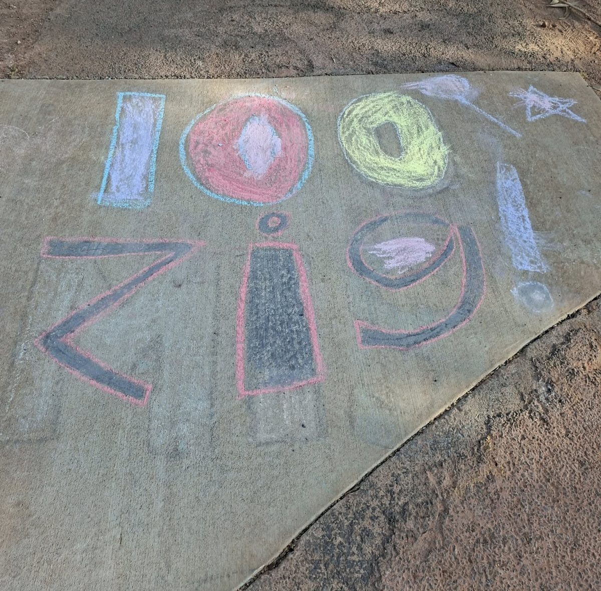 100 Zig sign