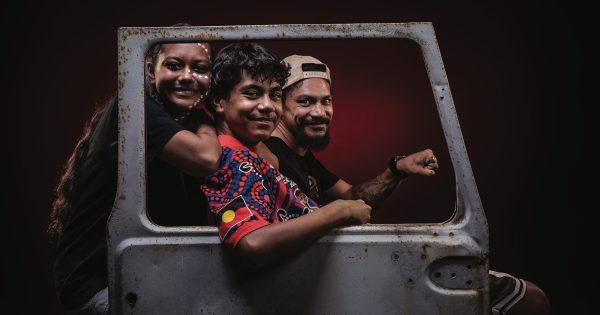 Lockhart River boarding student highlights family in AFL Cape York exhibition