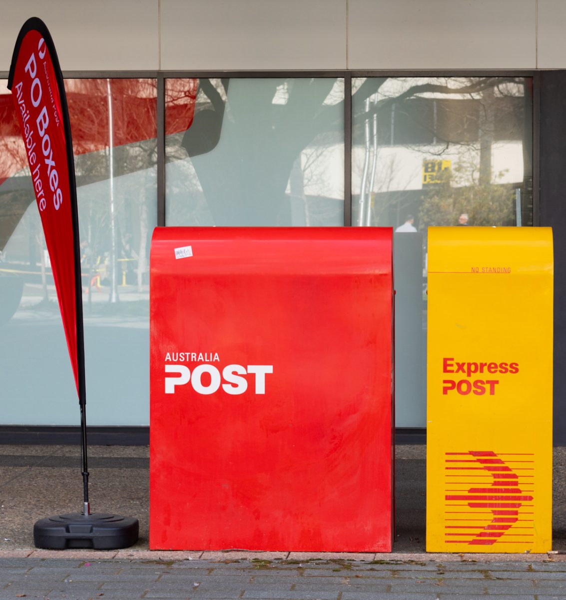 Australia Post boxes.