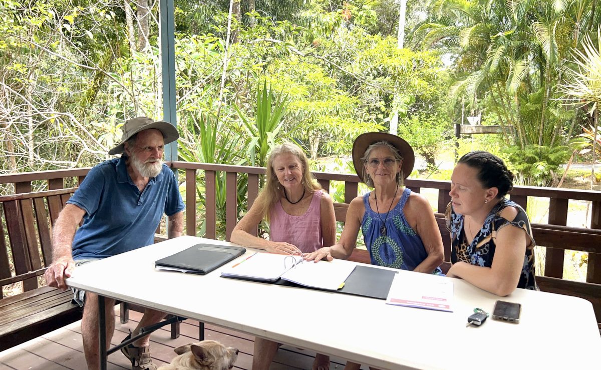 Rossville & District Citizens Association executive committee Peter Burns, Jayne Gallagher, Pasha Lynch and Trisha Dowling.