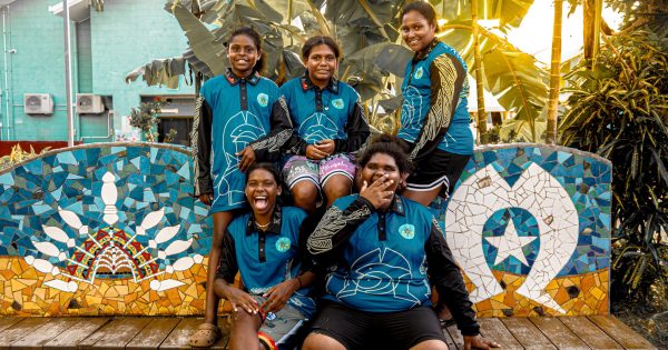 Smiling Torres Strait celebrates Kaziw Meta milestone