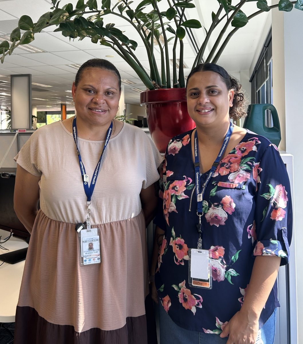 Rebecca Wosomo and Toni Fell from TCHHS.