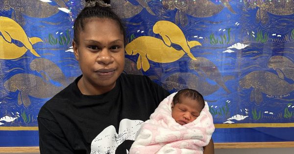 Yam Island mum births first TCHHS baby for 2026