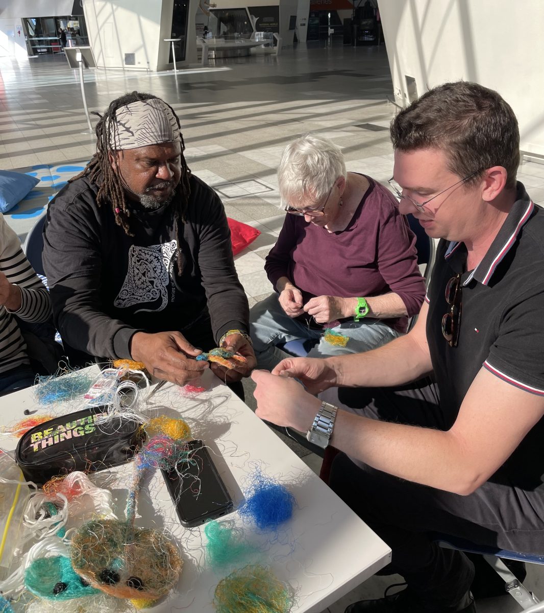 Jimmy J Thaiday ghost net workshop