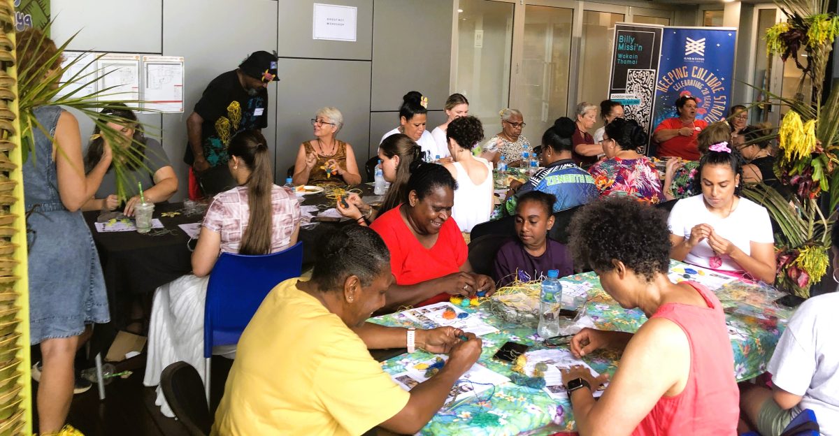 Jimmy J Thaiday Thursday Island workshop