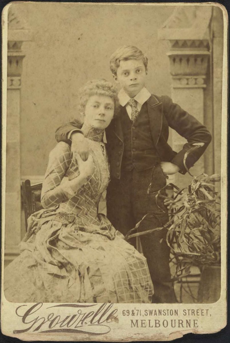Ellis Rowan and her son Eric (Puck).