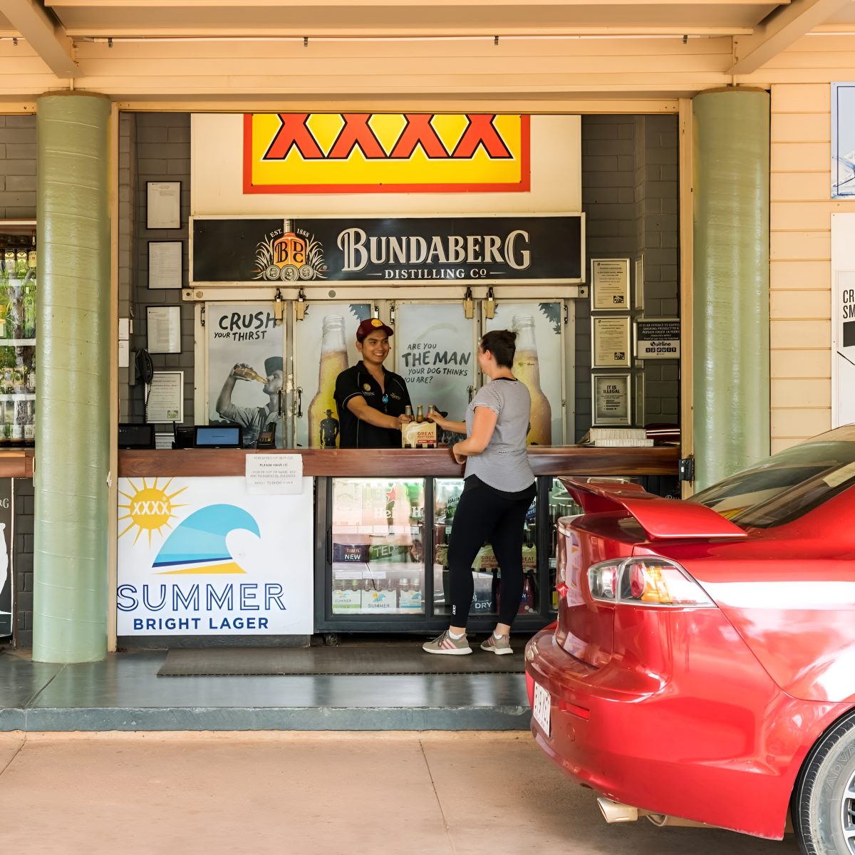 Albatross Bay Resort drive-through bottle shop
