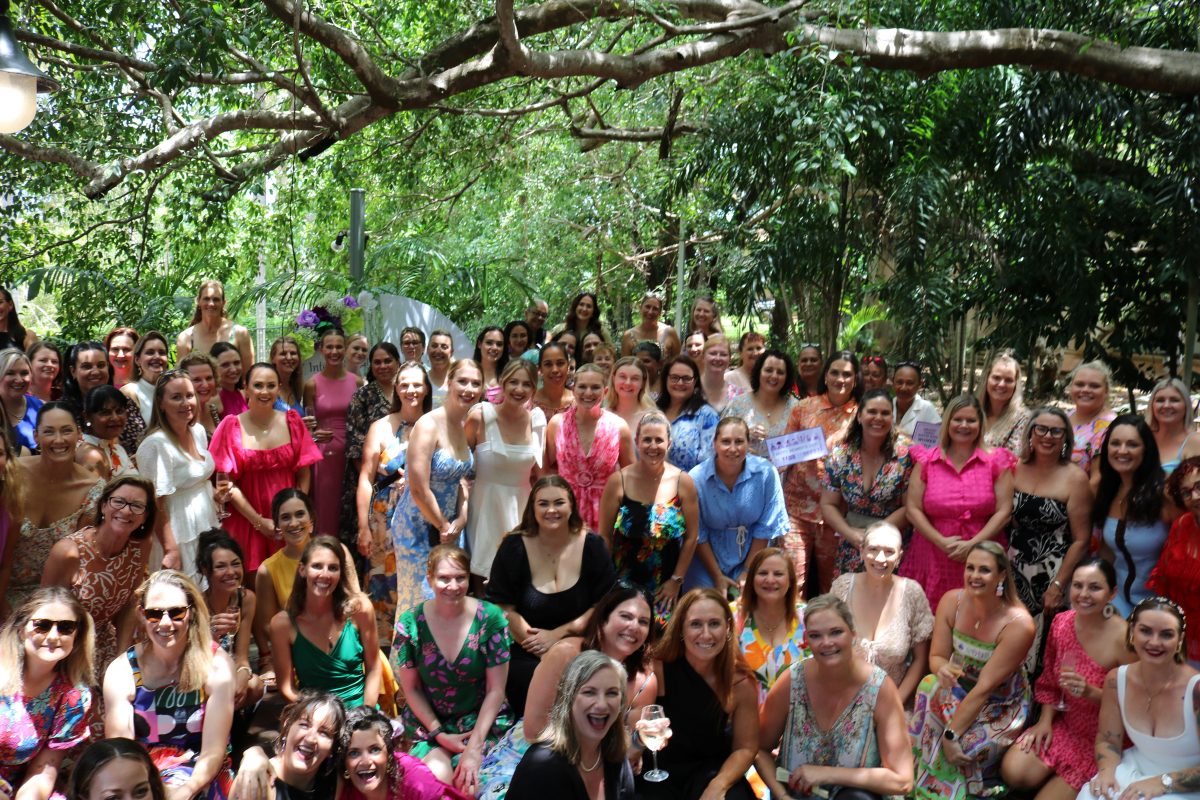 Large group of women